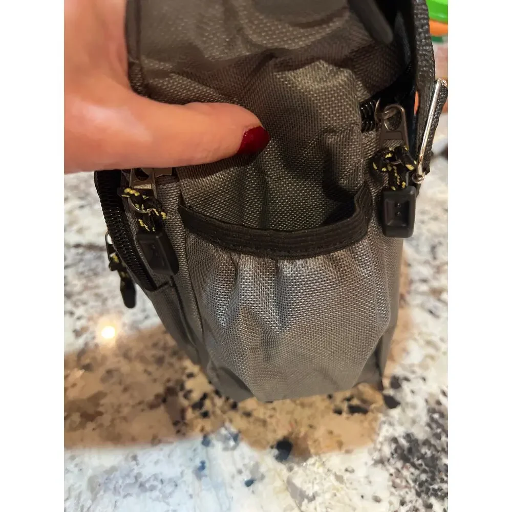Professional SLR Camera Sling Bag / Travel / Crossbody Pack – Gray – New